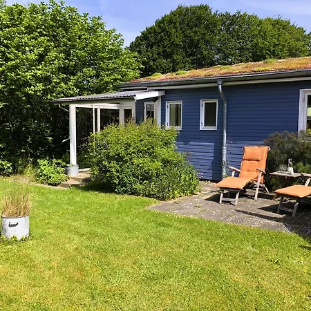 Vakantiehuis Blaue Pause - Hygge-Haeuschen Mit Garten Und Kamin Langballig